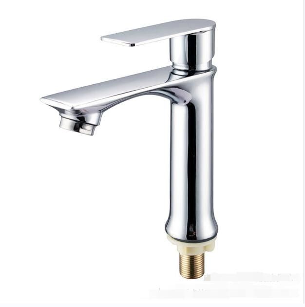 Rubinetti freddi del singolo dell'acqua fredda dell'OEM del bacino del rubinetto bacino minimalista di stile soli