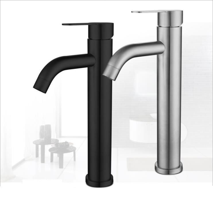 Singolo miscelatore caldo e freddo del bacino della maniglia in Chrome Matte Black Gold Sn Finish