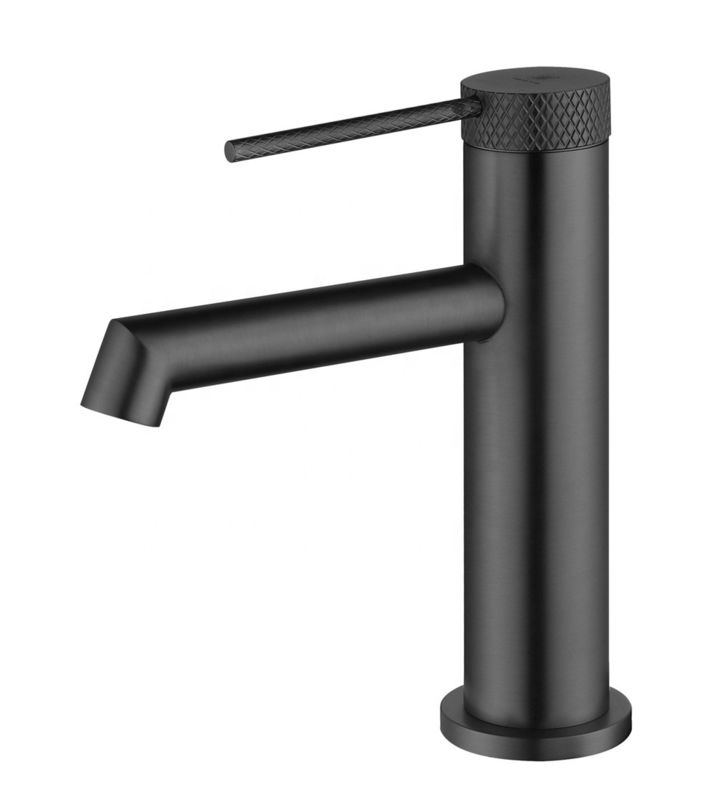 Singolo miscelatore del bacino della maniglia del singolo foro moderno d'ottone in Chrome Matte Black Gold Grey