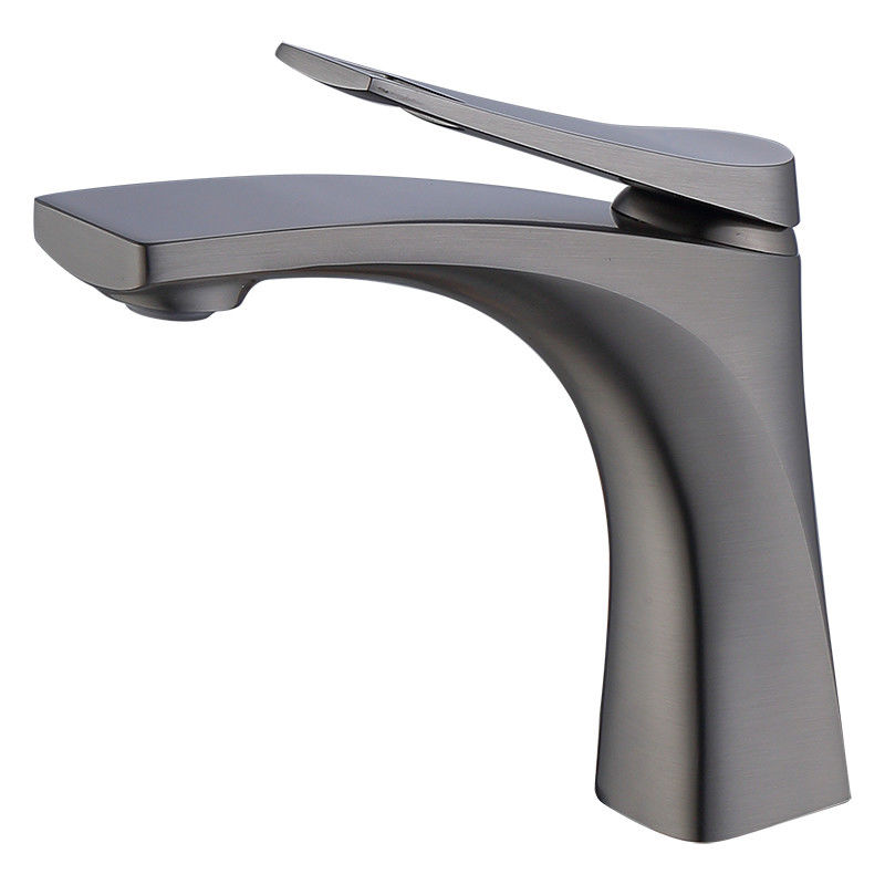 Singolo miscelatore del bacino della maniglia del singolo foro moderno d'ottone in Chrome Matte Black Gold Grey